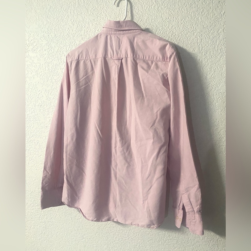 U.S. Polo Assn. Light Pink Button-Down Shirt Tailored fit with Embroidered Crest - Picture 4 of 6